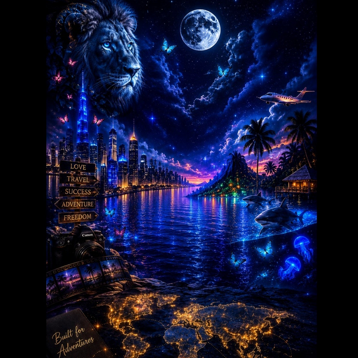 Built for Adventures – Dreamscape Travel & Freedom Wall Art